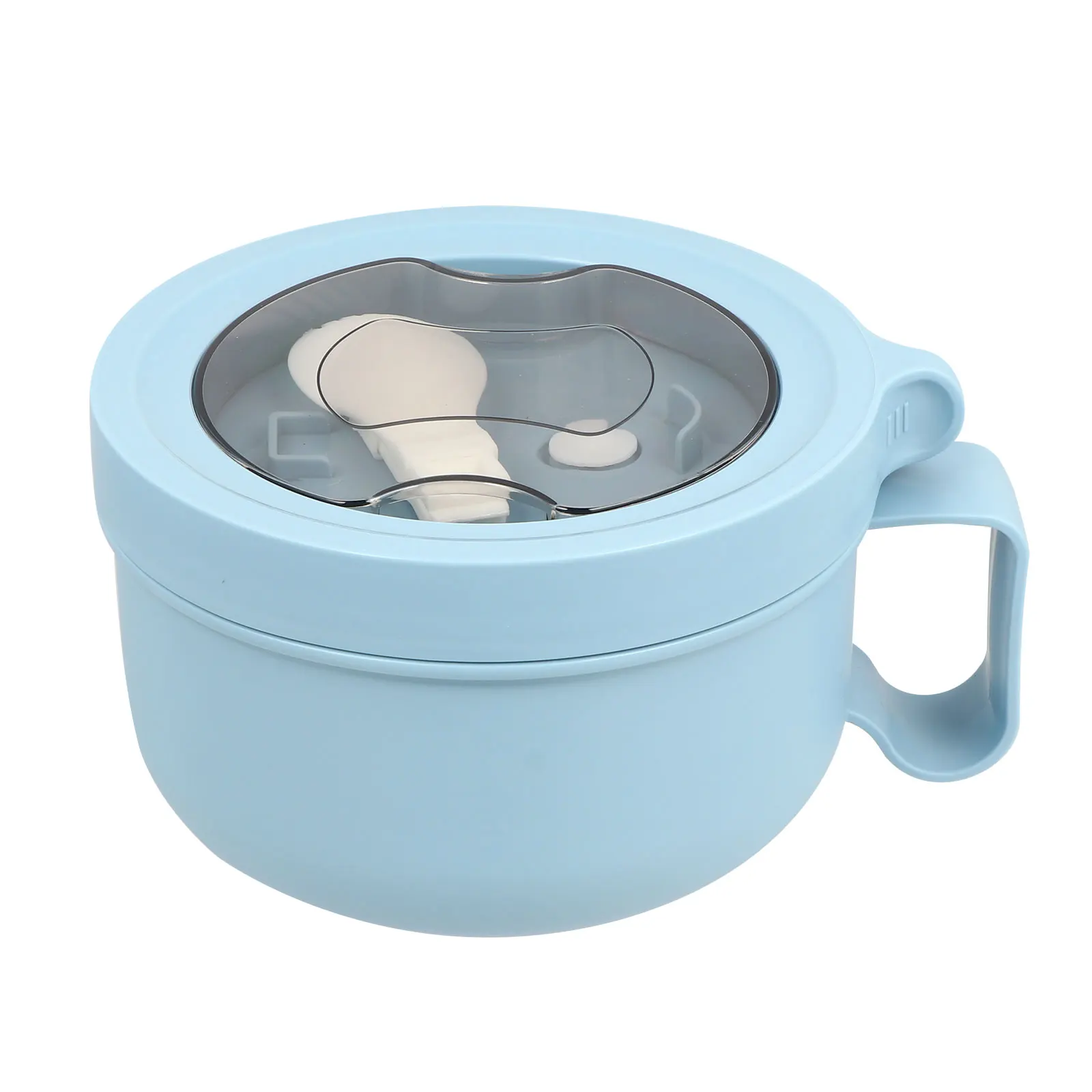 

Portable Instant Noodle Bowl Large Capacity Lightweight Soup Rice Container with Handle Heat Insulation for Travel Office