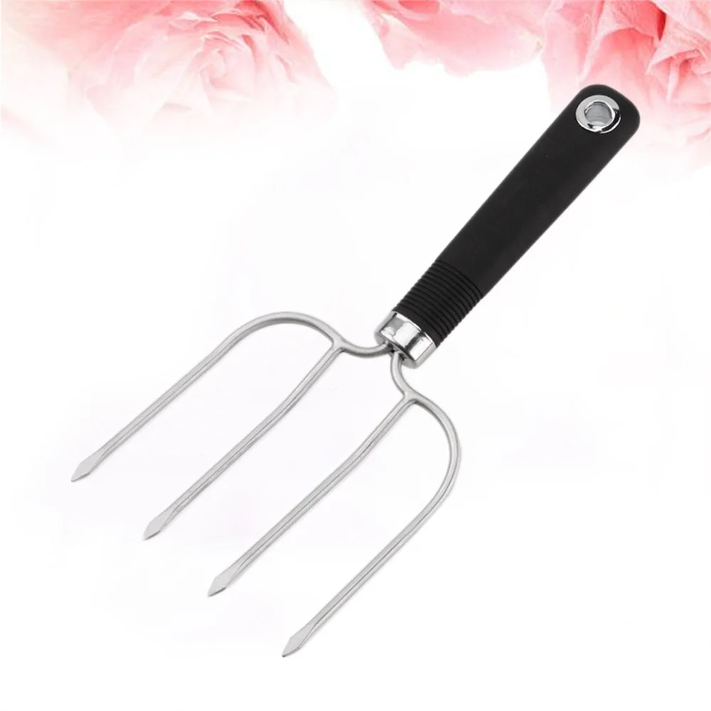 

Stainless Steel Turkey Fork Non-Stick Grilling Tool for Ribs Steak Chicken Fish Camping Outdoor BBQ Kitchen Gadget
