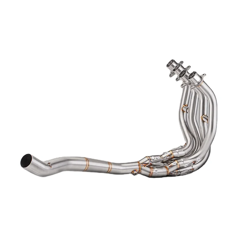 

STLFHigh QualityFor Kawasakis ZX25R System Escape Slip on 51MM Front Tube Link Pipe Connect Original Full Motorcycle Exhaust Sys