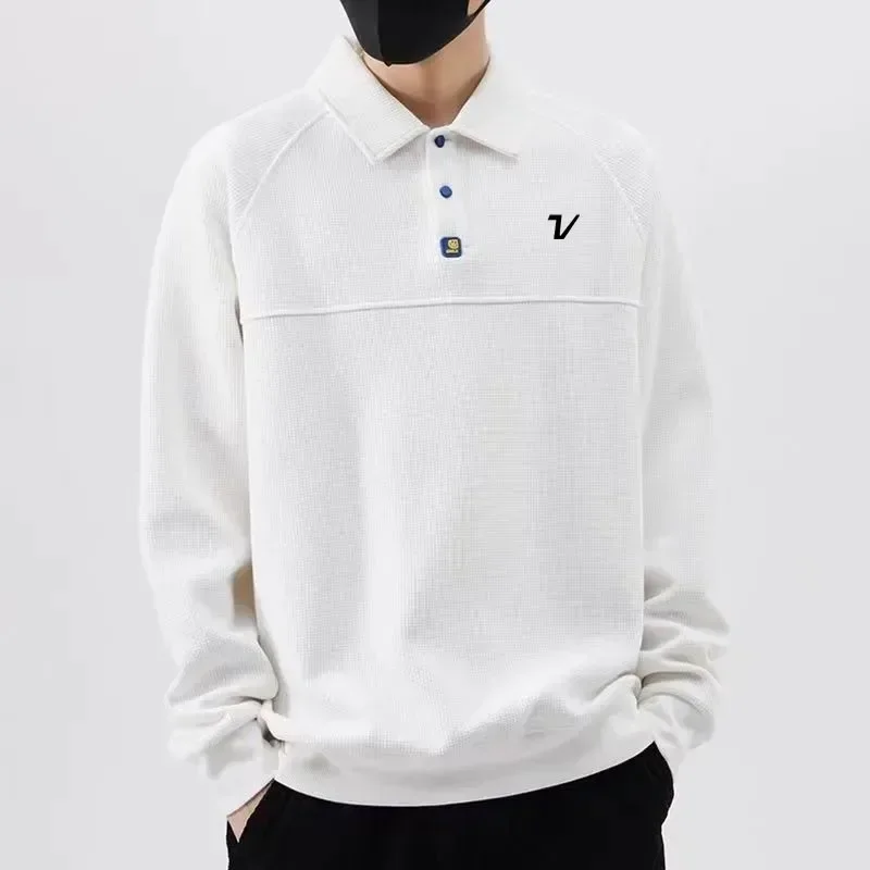

2025 New Spring Golf Wear Men Polo Shirt Fashion Business Casual Top Korean Golf Clothing Men Golf Long Sleeves Golf Tops