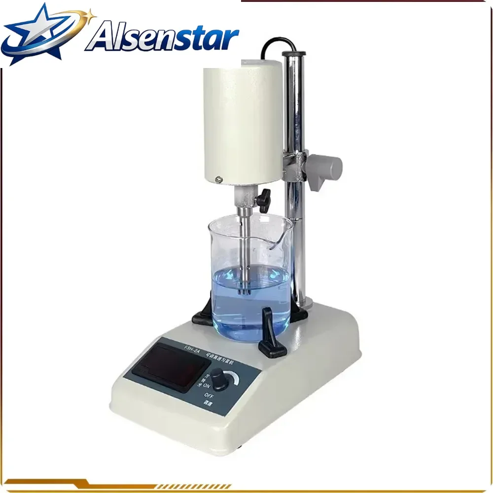 FSH-2A Homogenizer Disperser Adjustable High-Speed Laboratory Homogenizer Digital Display Emulsifying Electric Mixer Crusher