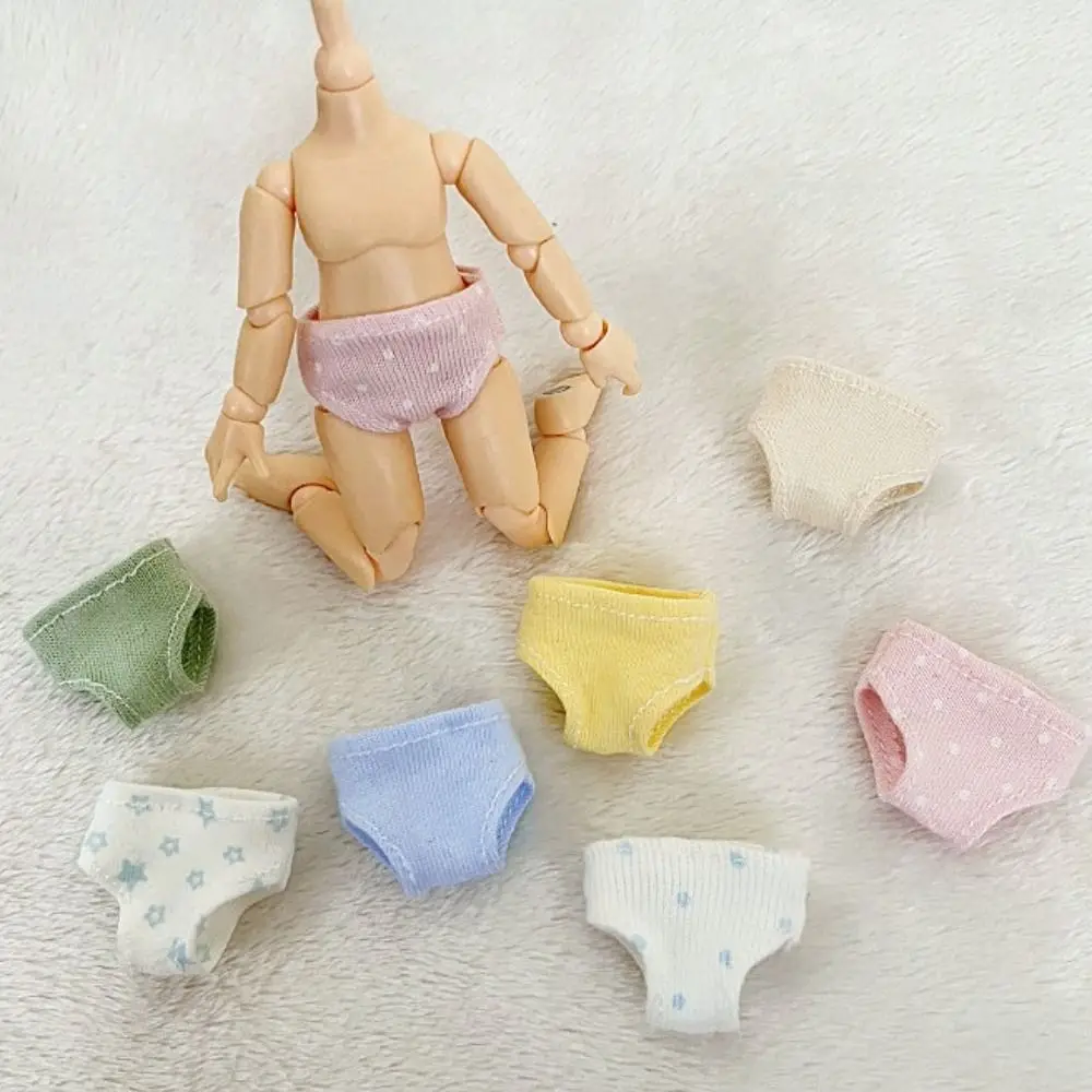 High Quality Multistyles Doll Fashion Clothes Cotton Doll Panties Doll Underwear 1/11 ob11 Dolls/1/12bjd Doll