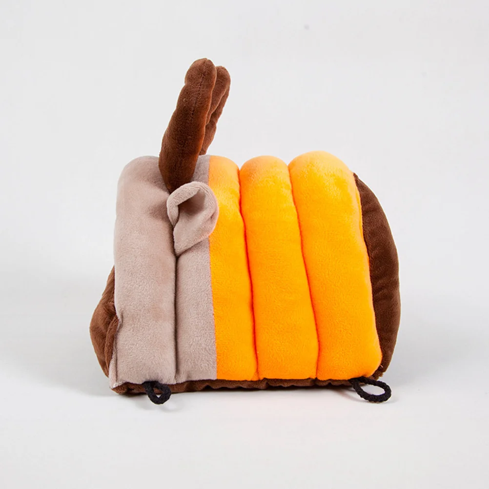 

Cotton Nest Small Pet Warm House Elk Shape Winter Bed for Rabbit Guinea Pig Chinchilla Squirrel Size M Pet Nest