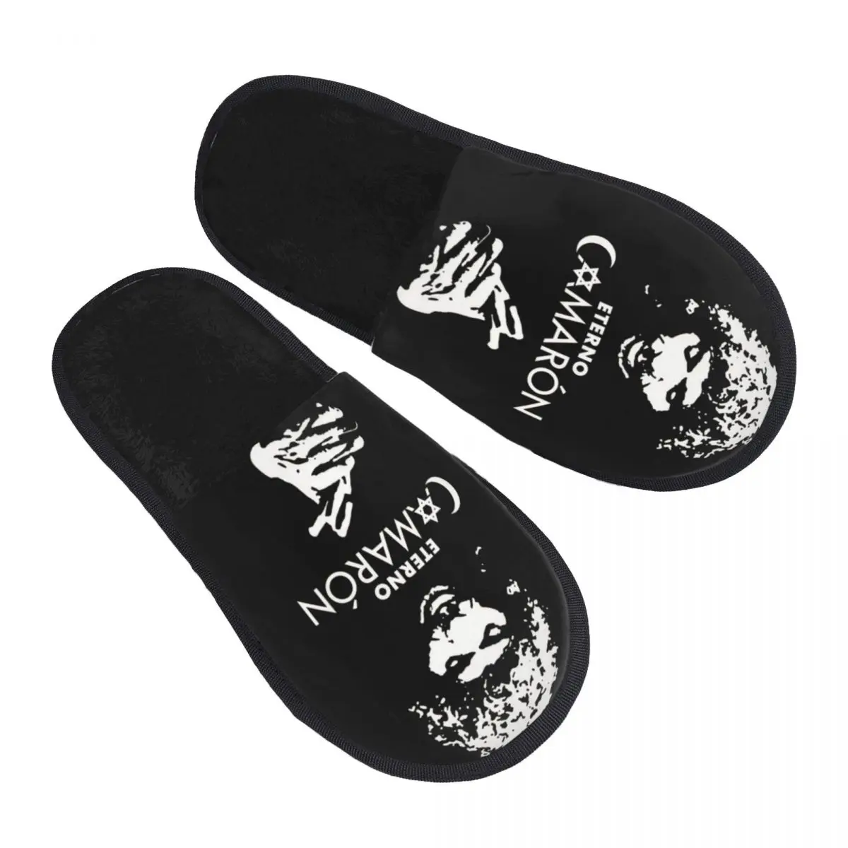 Camarons De La Isla personalizados, famoso músico, acogedoras zapatillas De espuma viscoelástica para mujer, isla, camarones, Flamenco, cantante, Spa, casa, zapatos