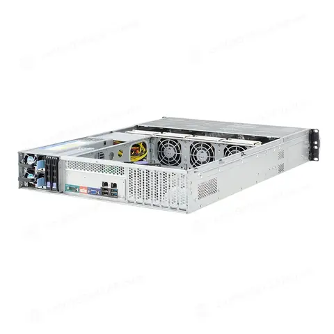 2U Hot-swappable 8-Bay S265-08 NVMe Backplane Supports U.2 SSD EATX Motherboard Server Chassis Hard Drive Enclosure