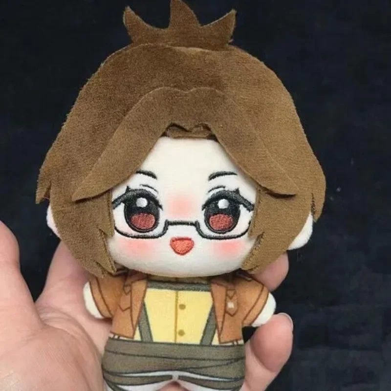 

10CM Anime Attack on Titan Hange Zoe Cotton Doll Girl Stuffed Toys Student Plush Doll Adorable Delicacy Furry Ears Birthday Gift