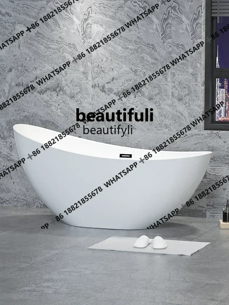 Acrylic Imperial Concubine Large Bathtub Home Adult Hotel Simple Independent One-Piece Bath