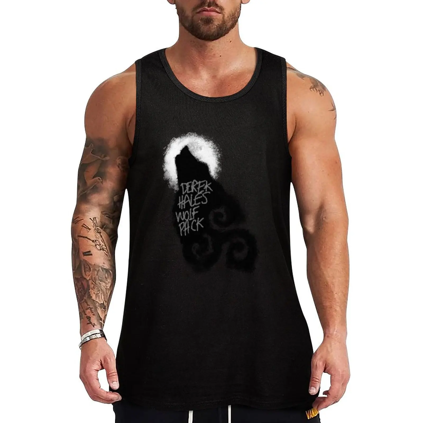 

Wolf Pack Tank Top Casual Daily Tank Top Lightweight Basic Sleeveless
