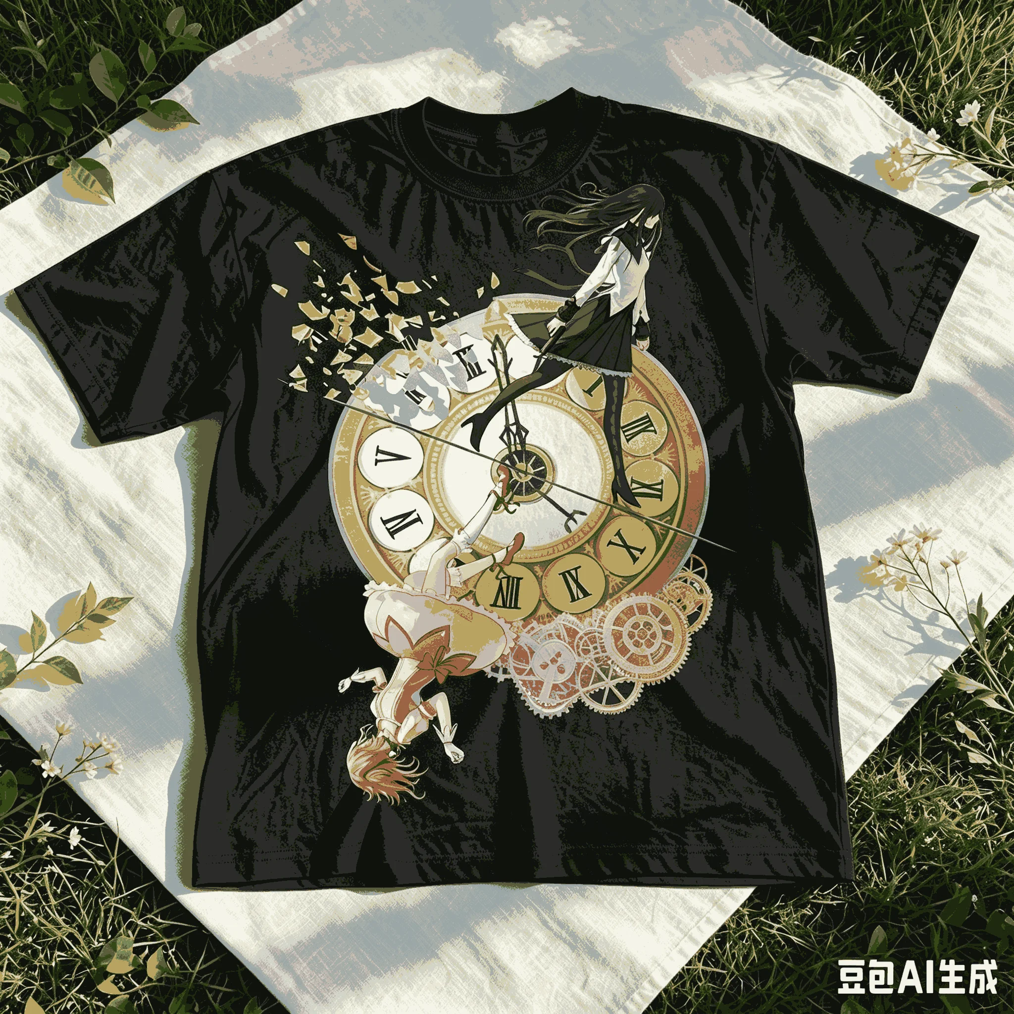 Puella Magi Madoka Magica Anime Lover T-shirt Oversized Unisex Streetwear Trendy Cotton Print T-shirts for Men Women Fashion tee