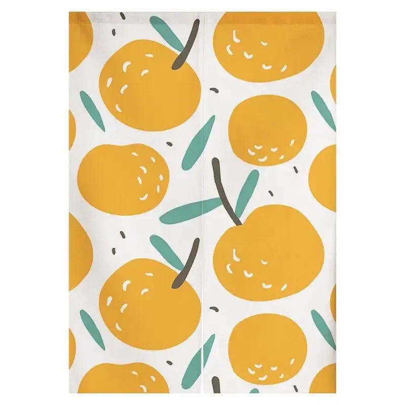 Honeydew Melon Fruit Door Curtain - Blackout Panel for Bedroom Home Decor, Geomantic Tube Design. 85x180cm