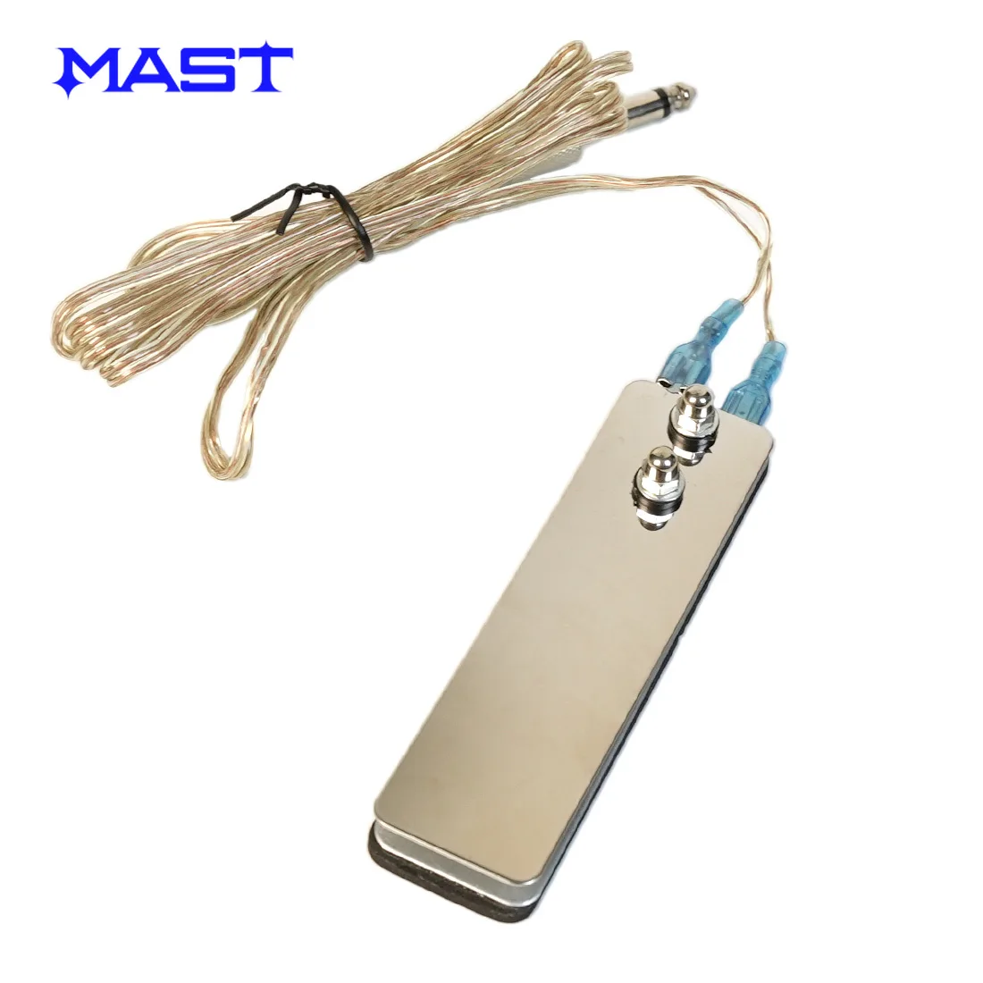 

Ножной переключатель Mast Tattoo из нержавеющей стали, нескользящая основа с защитой от следов, ножная педаль для блоков питания, аксессуары для инструментов