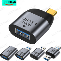 Metal USB C 3.1 Adapter OTG 10Gbps Fast Data Transfer Type-C 3A Charging Converter For Samsung Xiaomi for Macbook Pro Tablet