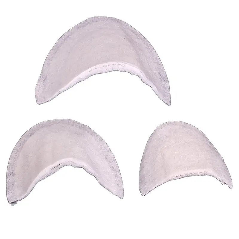 1 Pair White Shoulder Pads for Men&Women ,Sponge Foam Shoulder Pad For Blazer T-Shirt Clothes