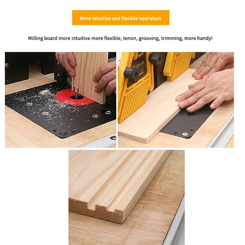 Lifting Flip Table for CNC 107 Cnc Engraving Machine Heavy Precision Milling Machine Set Annex Aluminum Alloy Woodworking Trimmi