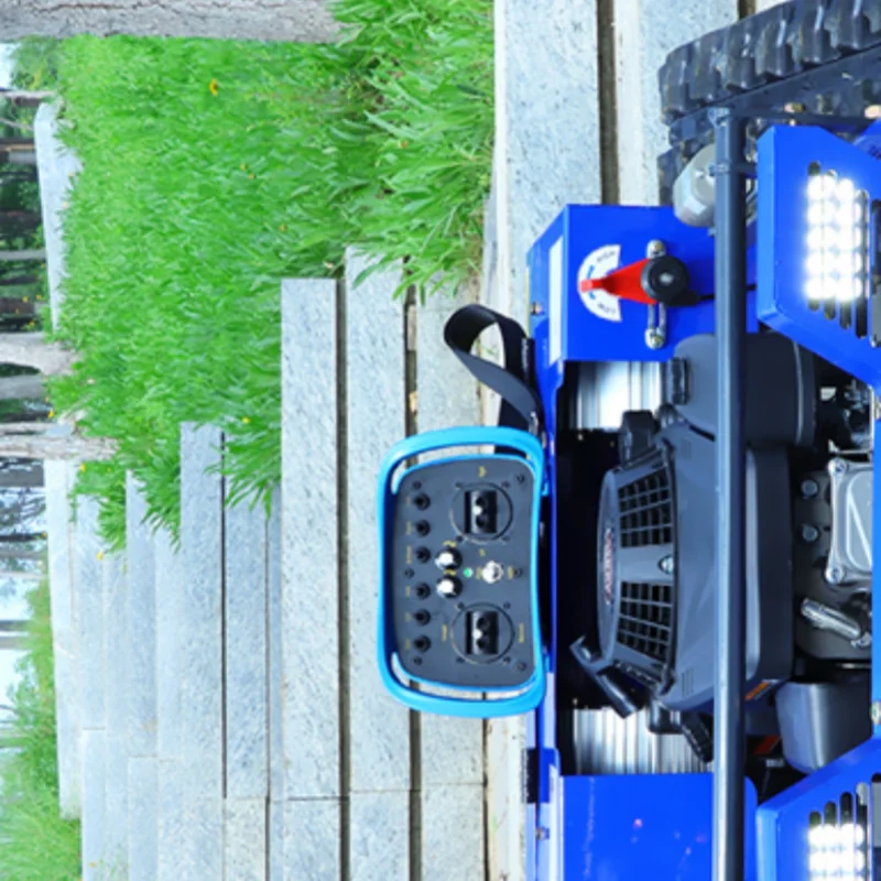 Tosaerba cingolato professionale efficiente personalizzato, tosaerba semovente, certificato UE, conforme alle emissioni europee di livello 5