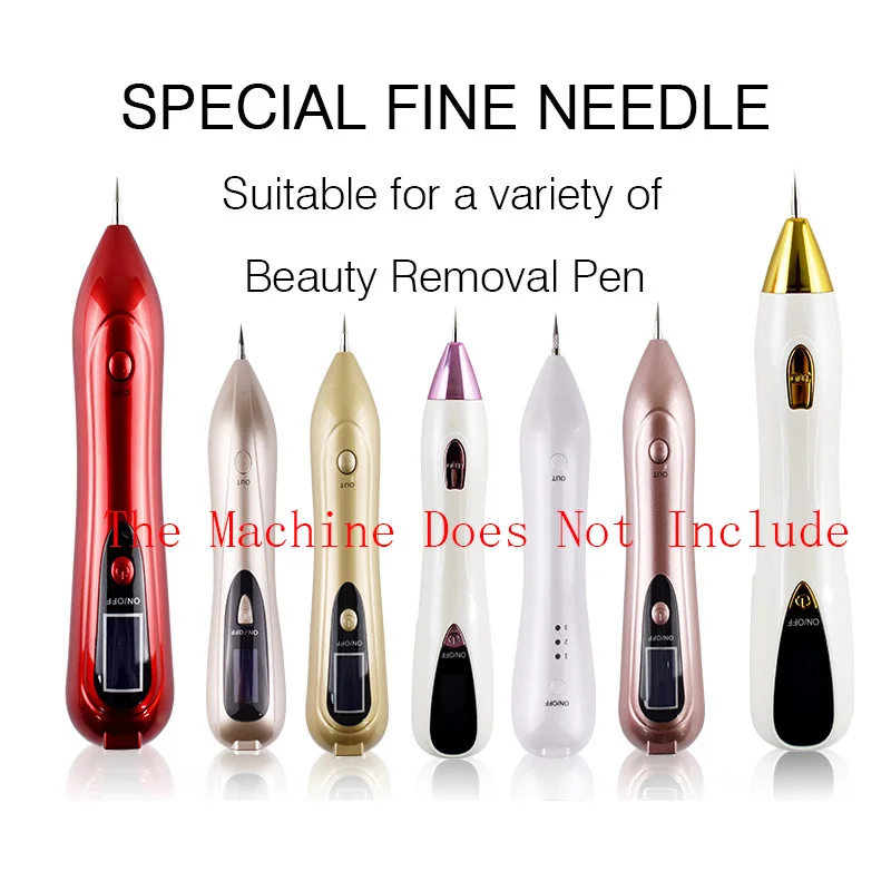 200 Pcs Fine Needles For Mole Removal Sweep Plasma Pen Dedicated Micro Mole Tattoo Warts Freckle Removal Beauty Device