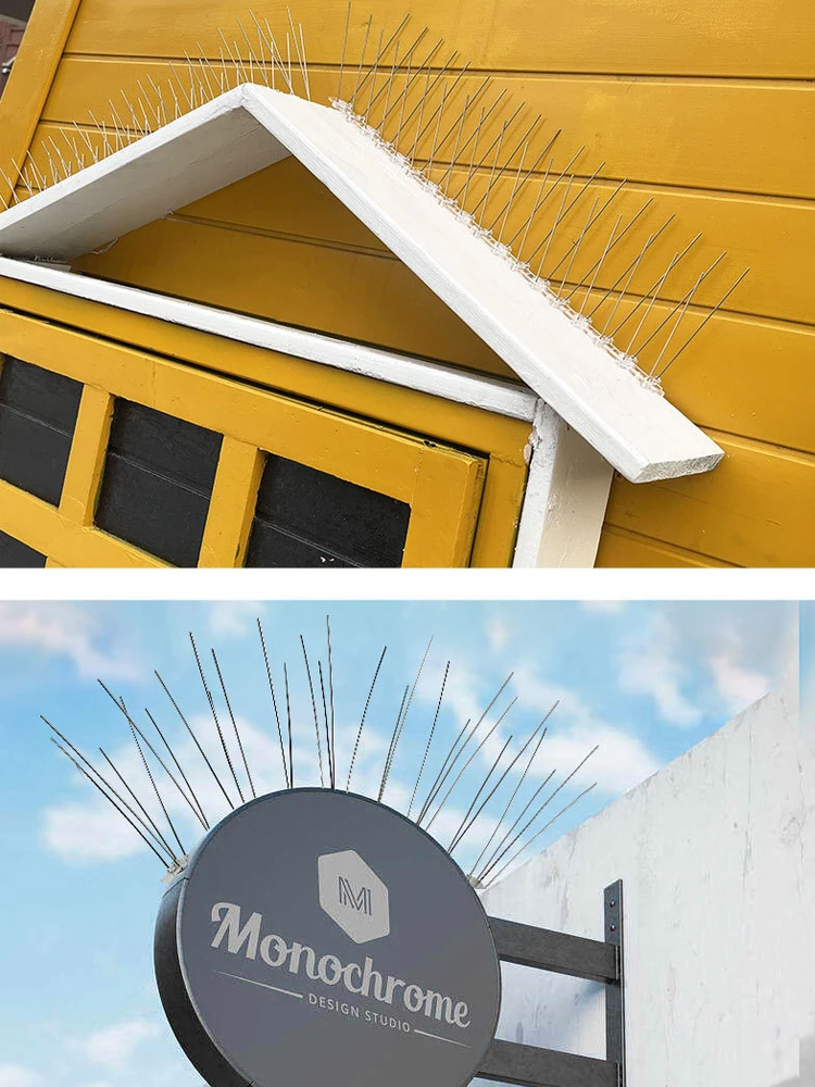 Vogel Spikes Repellent Supplies Scarecaper Duiven Dier Repeller Afschrikmiddel Verbazingwekkende Vogels Anti Outdoor Ongediertebestrijdingsproducten Thuis - afbeelding 2