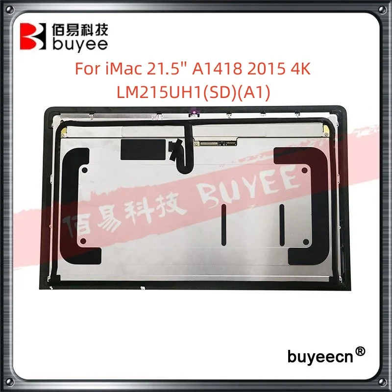 New Late 2015 Original A1418 4K LCD Assembly LM215UH1(SD)( A1) For iMac 21.5'' A1418 Full LCD Screen Glass Display Assembly