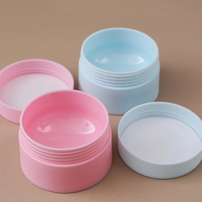 Kleurrijke Lege Crèmepot Cosmetische Pot Make-Up Container Ronde Hervulbare Fles Plastic Doos Reisfles Tool 5G/15G/20G/30G/50G