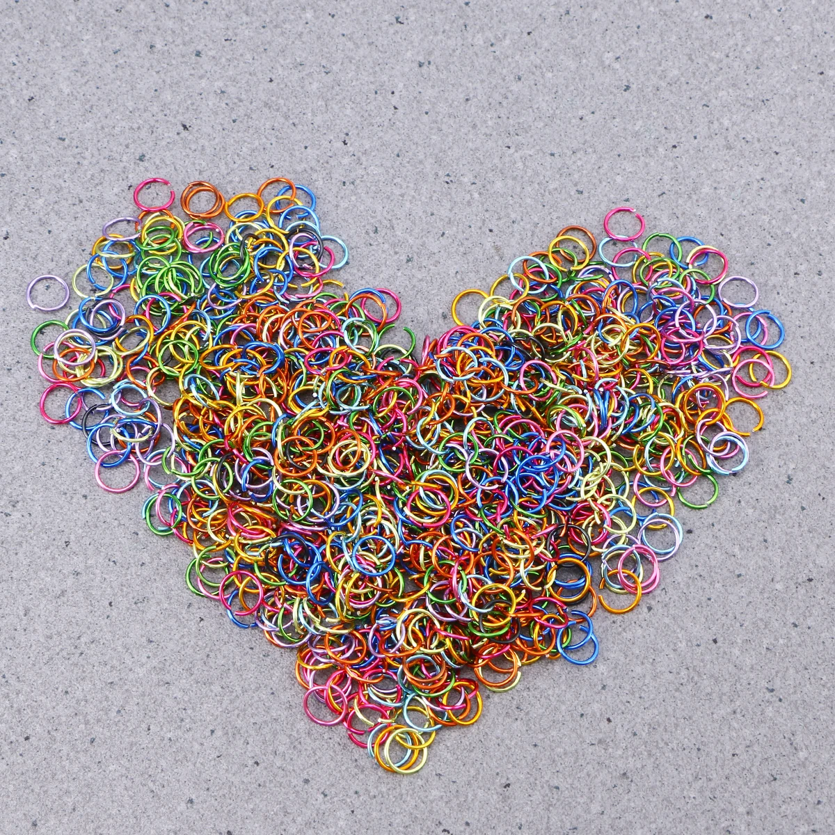 3200pcs Colorful Aluminum Jump Mixed Color Jewelry Accessories For Diy Earrings Necklaces Bracelets Making Craft Connecting