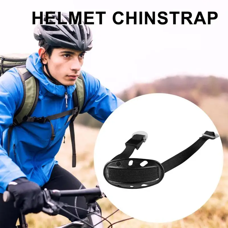 Hard Hat Chin Strap Cupped Chin Strap Detachable Universal Hard Hat Chin Strap With Elastic Strap Safety Hats Accessories Black