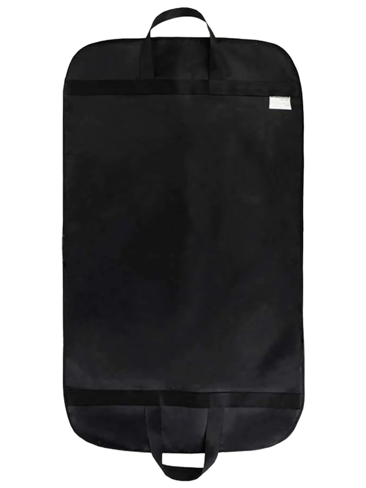 Black Suit Cover (60 * 100cm) Non-Woven Suit Zipper Bag Clothing Dust Cover -1 Piece