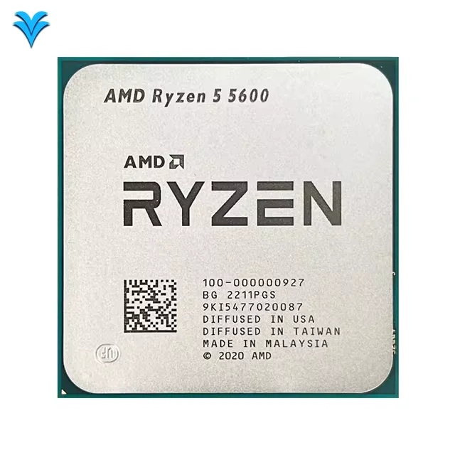 

New 3.5 GHz 6-Core 12-Thread AMD Ryzen 5 5600 CPU 7NM L3=32M Socket AM4 Cooler for Desktop