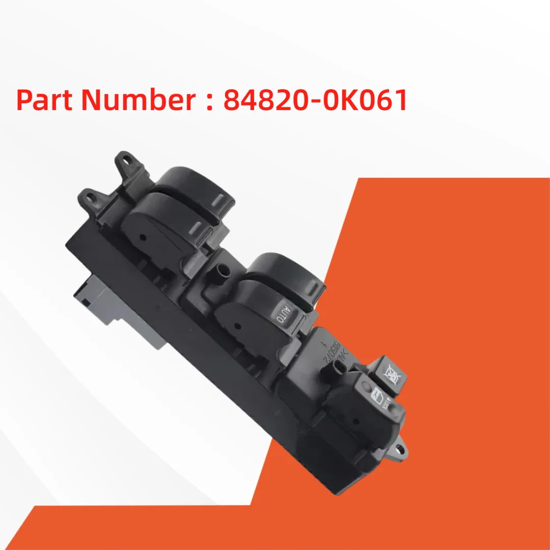 

New Power Window Master Control Switch for Toyota Hilux & Fortuner, 84820-0K061 Auto Window Main Control Replacement Switch