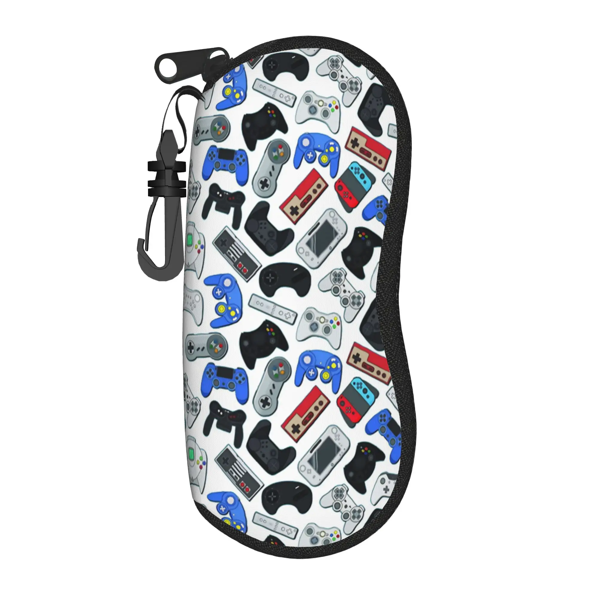 Video Game Controllers Glasses Case Cover  Sunglasses Case Daily Classic Eyewear Accessory Zip Male Female Eyeglass Cases Cover