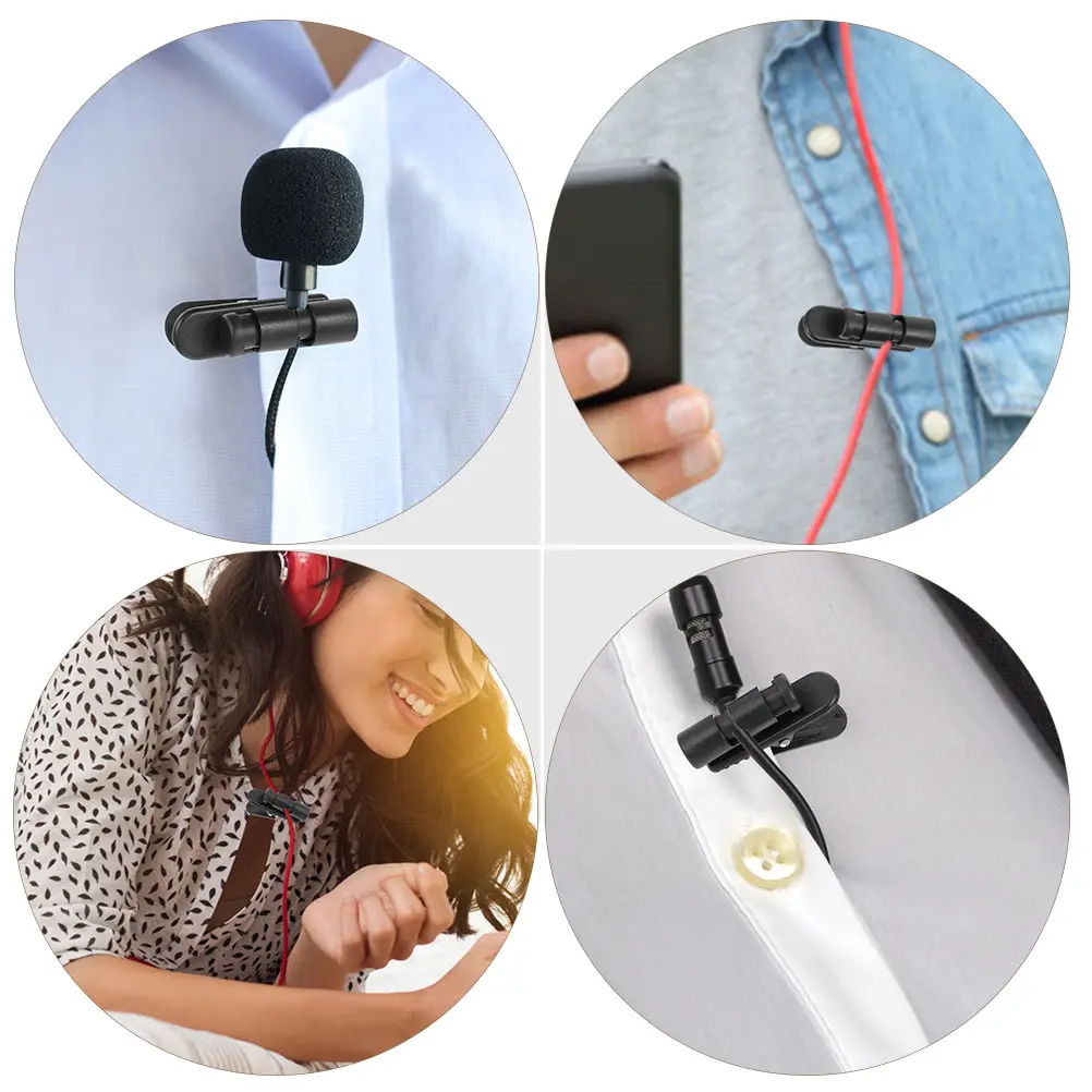 

3pcs Earphone Cord Clip Headphone Wire Organizer Microphone Cable Fixing Clip For Running Hiking Outdoor Multipurpose Cable