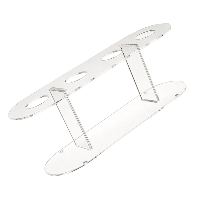 ABJY-2 個アクリル 4 穴二層アイスクリームコーンスタンド