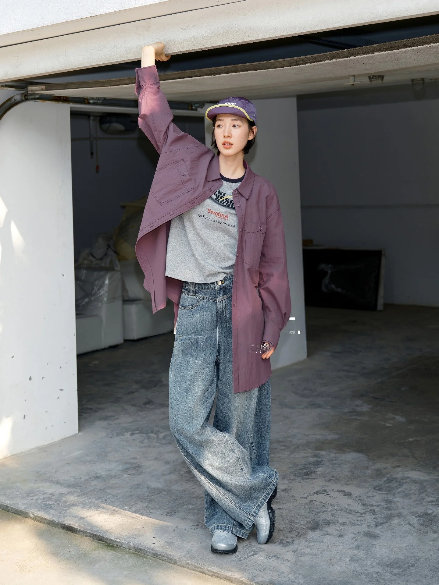 

Loose Fit Casual Tee Color Long Sve irt Deer And Flng Bird SSS Series Comfortable Breathable Cotton Spring Summer Wo...