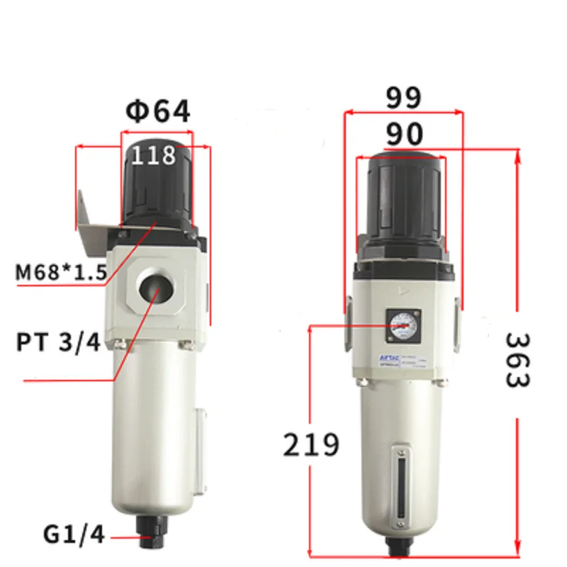 

GFR Series Preparation Unit--Filter&Regulator GFR Series GFR600-20/25/20A/25A