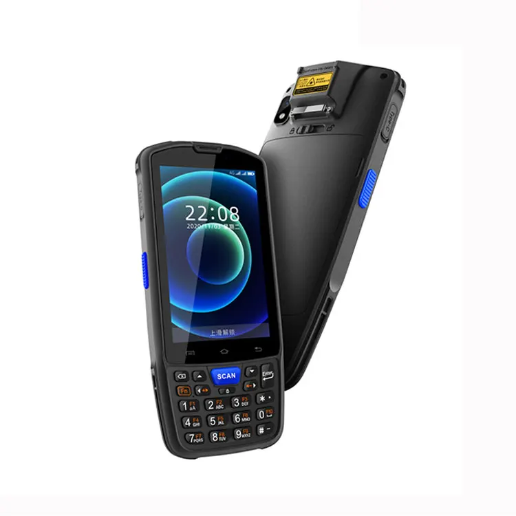 Terminal intelligent Android robuste PDA avec scanner de codes-barres 2D, WIFI, haute qualité, utilisation mobile, lecteur NFC RFID