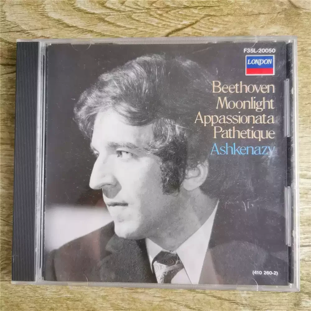 CD: Beethoven – Piano Sonatas – Ashkenazy Release: Número Japonês Via Registros de Londres (catalog No. F35L-20050) dominado digitalmente