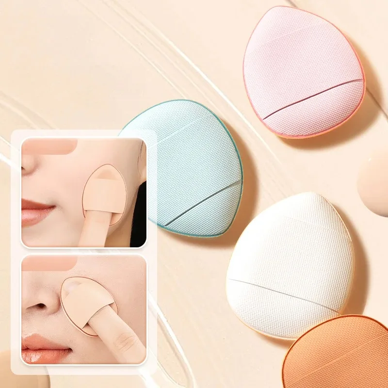 Nieuwe Mini Size Professionele Cosmetische Kussen Puff Concealer Foundation Detail Puff Vinger Puff Set Make-Up Spons Schoonheid Tool