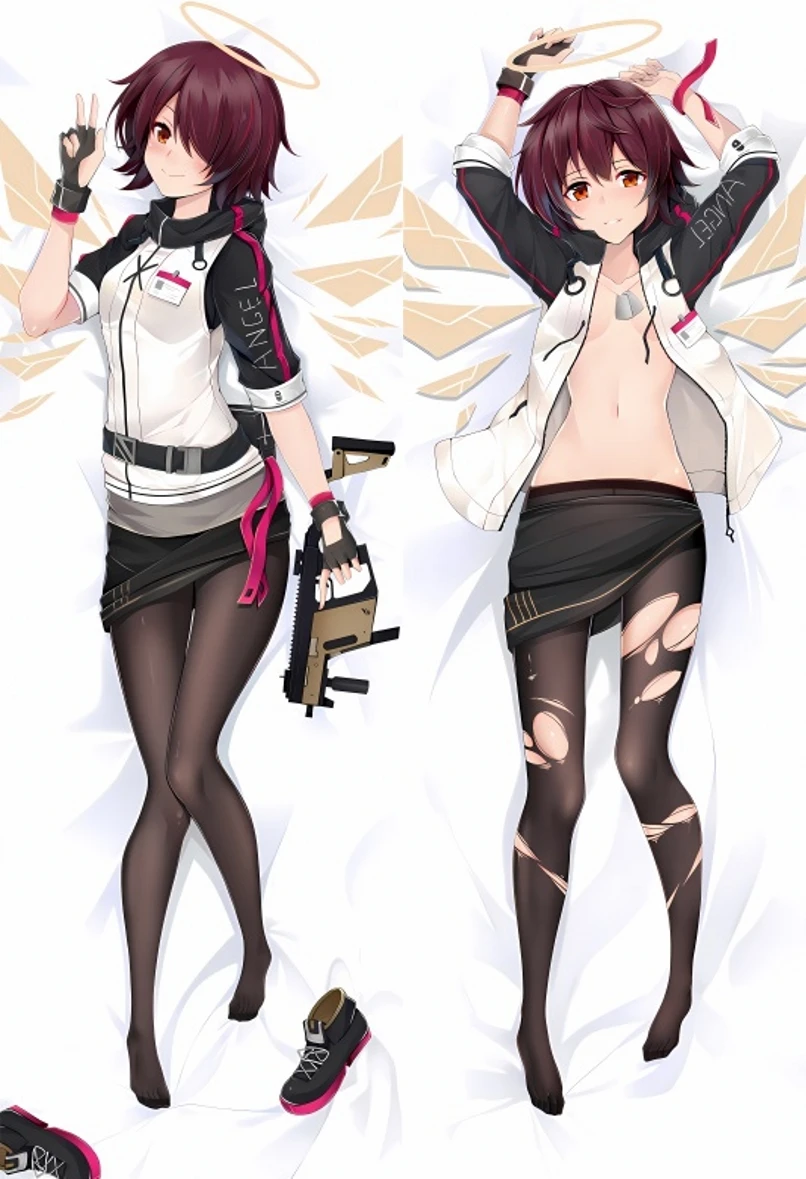 

Anime Game Arknights Exusiai Cosplay Dakimakura Pillow Case Anime Hugging Body Prop