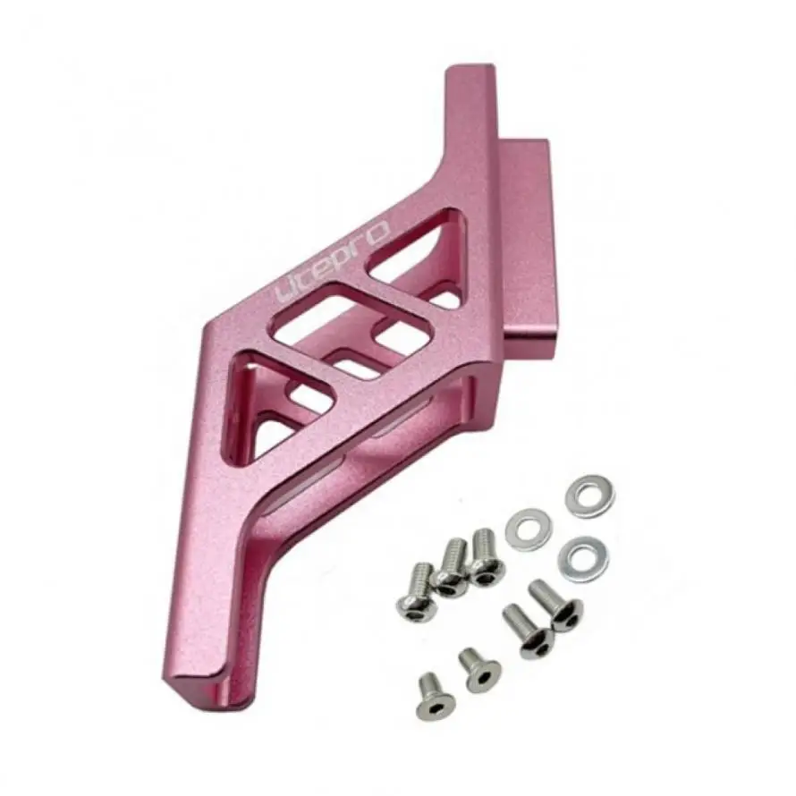 

JKLapin Litepro складной адаптер для передней стойки велосипеда для Brompton, кронштейн для велосипедного фонаря, 3-отверстие, удлинитель для свиного носа