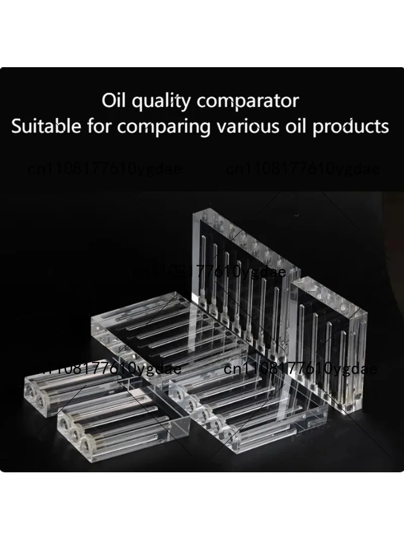 Automobile Oil Viscosity Tester with Acrylic Display Rack – Oil Comparator for Accurate Testing