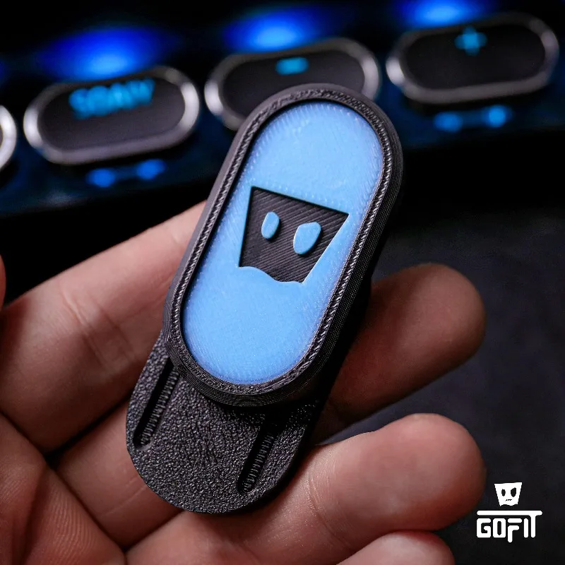 GOFIT EDC NANO 3D imprimé Segment Dense bout des doigts carte poussoir jouet de décompression
