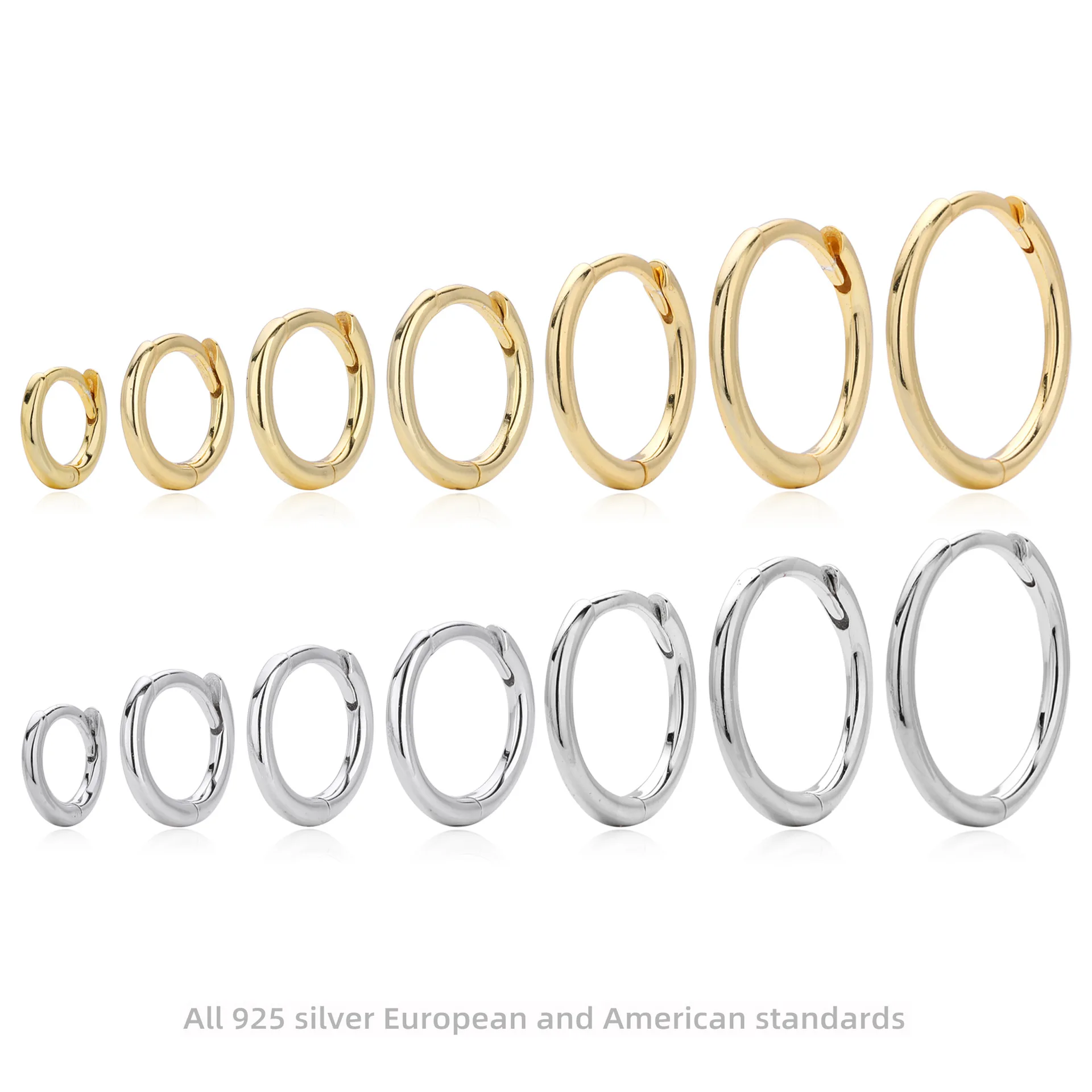 

Withered S925 Sterling Silver Ear Bone Buckle Fashionable Bare Body Ear Ring Versatile Accessory For Women