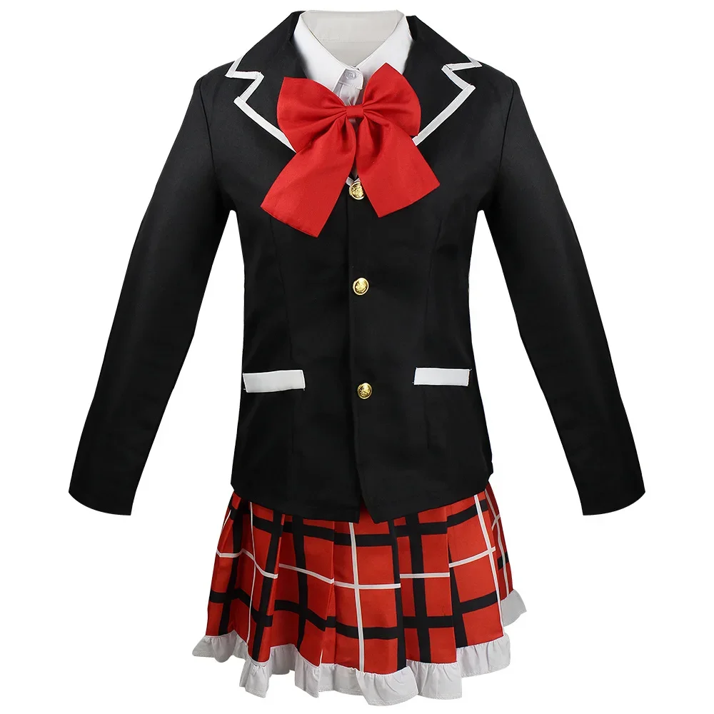 أنيمي الحب Chunibyo الأوهام الأخرى تاكاناشي ريكا ديكوموري ساناي تأثيري حلي شعر مستعار JK موحدة Kawaii الحرم الجامعي مجموعة هالوين