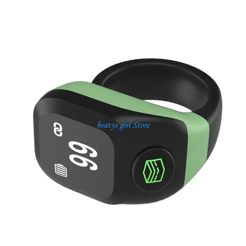 

C7AB Prayer Counter Rings For Worship And Daily Use Electronic Tasbeeh Counter
