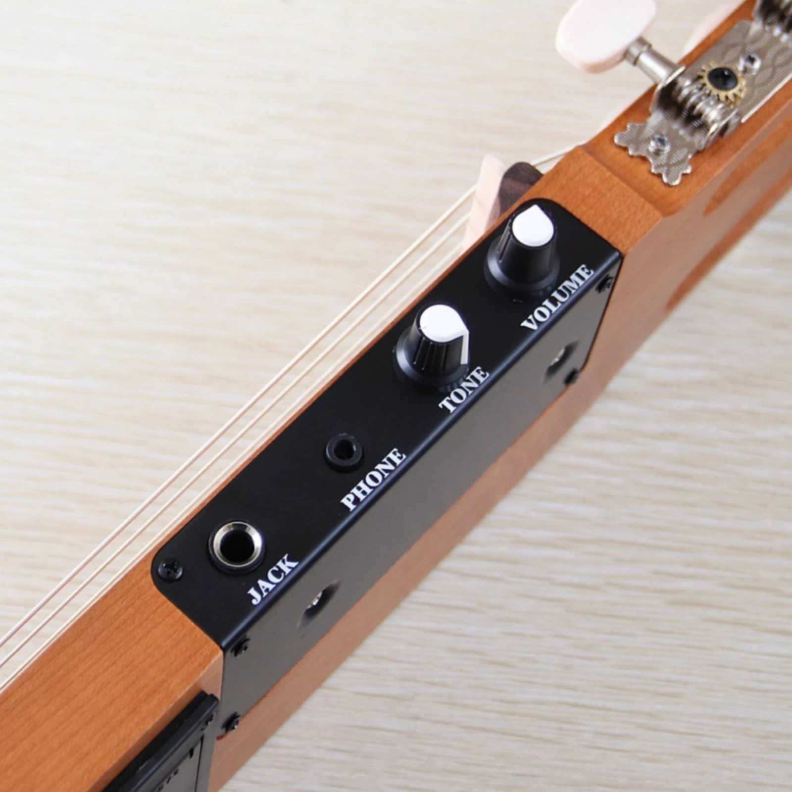 Folding Guitar Portable Headless Guitar Foldable Classic for Travelers, Travel, Practice view 3