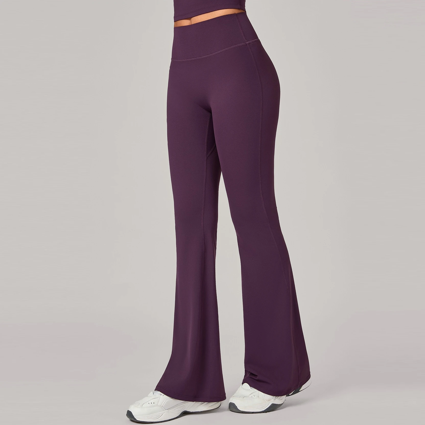 Leggings Deportivos Acampanados para Mujer, Pantalones de Yoga Profesionales, Nueva Colección 2026, Ropa de Gimnasio, Leggings de Fitness para Mujer, Leggins Mujer, Legging Femme, Morado