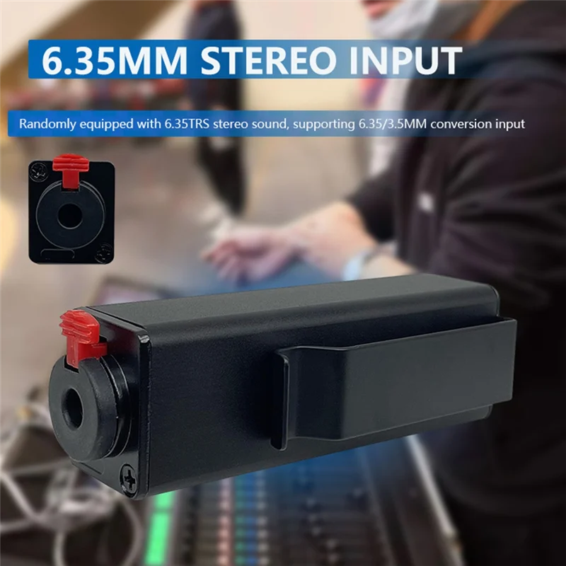 AA60-Konverter Amplifier Headphone 6.35/3.5MM Input Sinyal Audio Monitor Amplifier Headphone Portabel