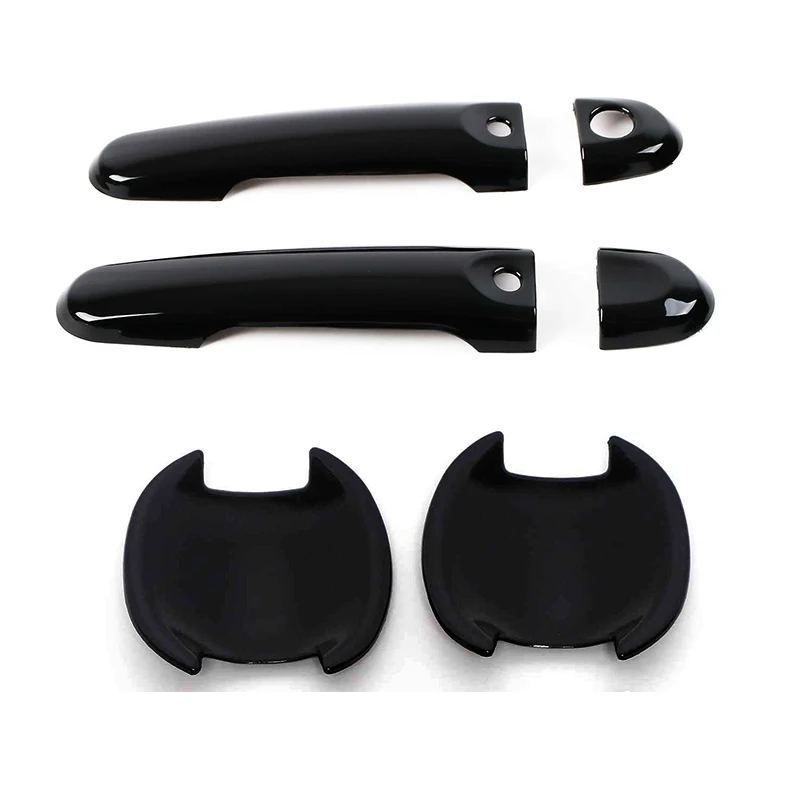 

Door Handle Bowl Cover For Nissan Juke 2011-2018 Black Color Protective Door Side Outer Moulding Trim Car Styling Accessories