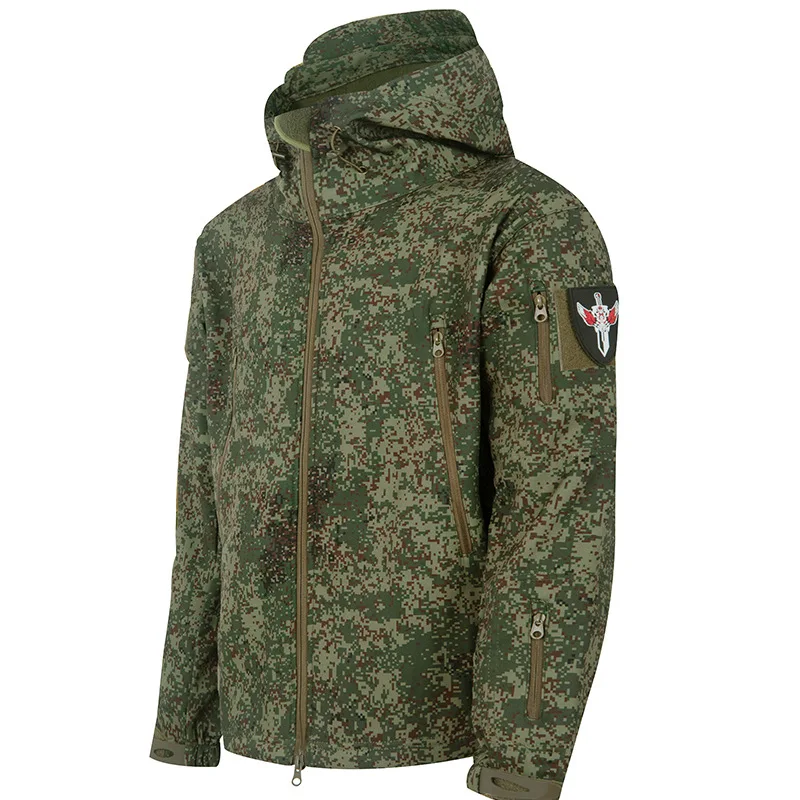 Chaqueta Softshell de Piel de Tiburón para Hombre, Cortavientos Táctica, Abrigo para Clima Frío, Resistente al Agua, Parka Cortavientos para Exteriores