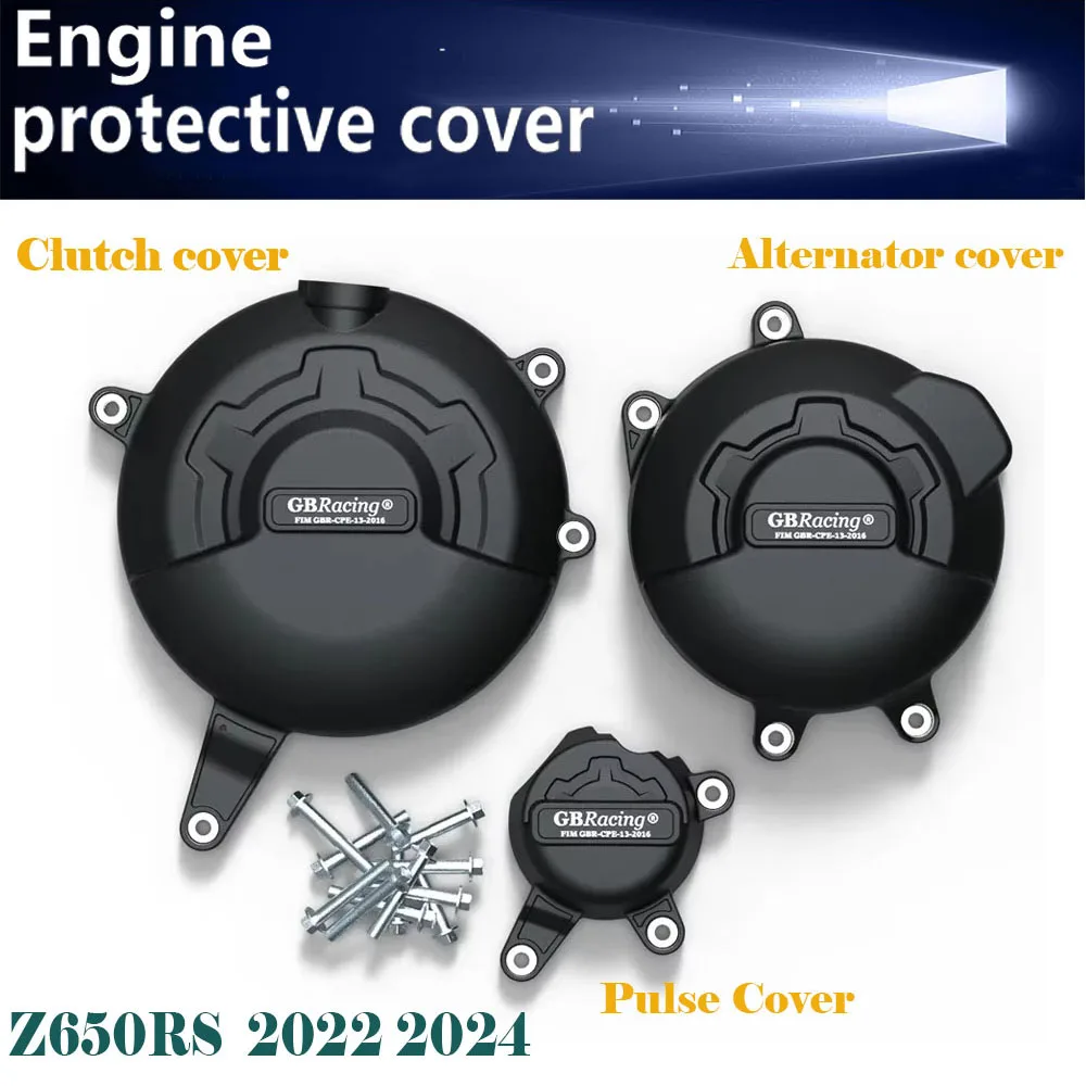 

Motorcycle secure Engine Cover Protection Set for KAWASAKI Z650RS 2022-2024 ( not for Z650 ) Fall prevention GBRacing