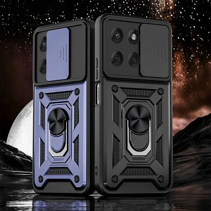 ل Moto G86 Power G56 كاميرا للصدمات درع الحال بالنسبة ل Moto G86 Power G56 سيارة حامل مغناطيسي غطاء حلقة #3